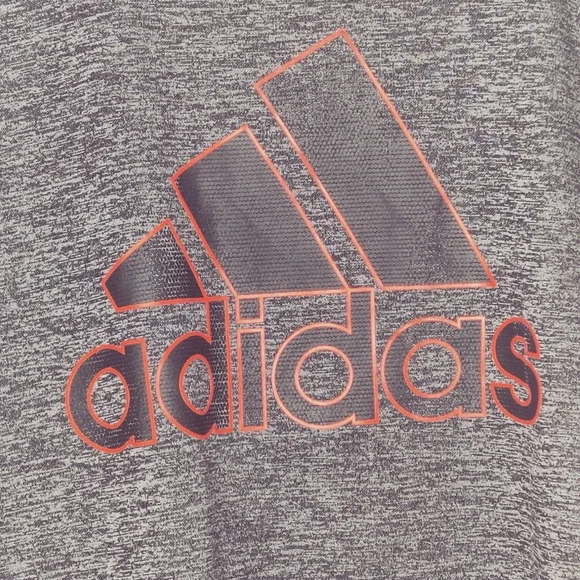 Men's Adidas Sweatshirt L Grey and orange accent - Picture 7 of 9